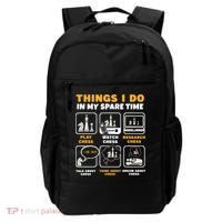 Funny Chess Gift For Players Things I Do In My Spare Time Backpack thumb 0