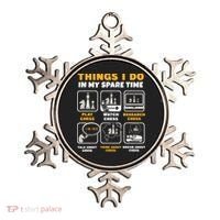 Funny Chess Gift For Players Things I Do In My Spare Time Ornament thumb 0