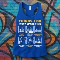 Funny Chess Gift For Players Things I Do In My Spare Time Women's Tank Top thumb 3