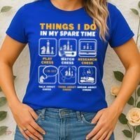 Funny Chess Gift For Players Things I Do In My Spare Time Women's T-Shirt thumb 2