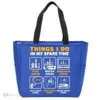 Funny Chess Gift For Players Things I Do In My Spare Time Tote Bag thumb 0
