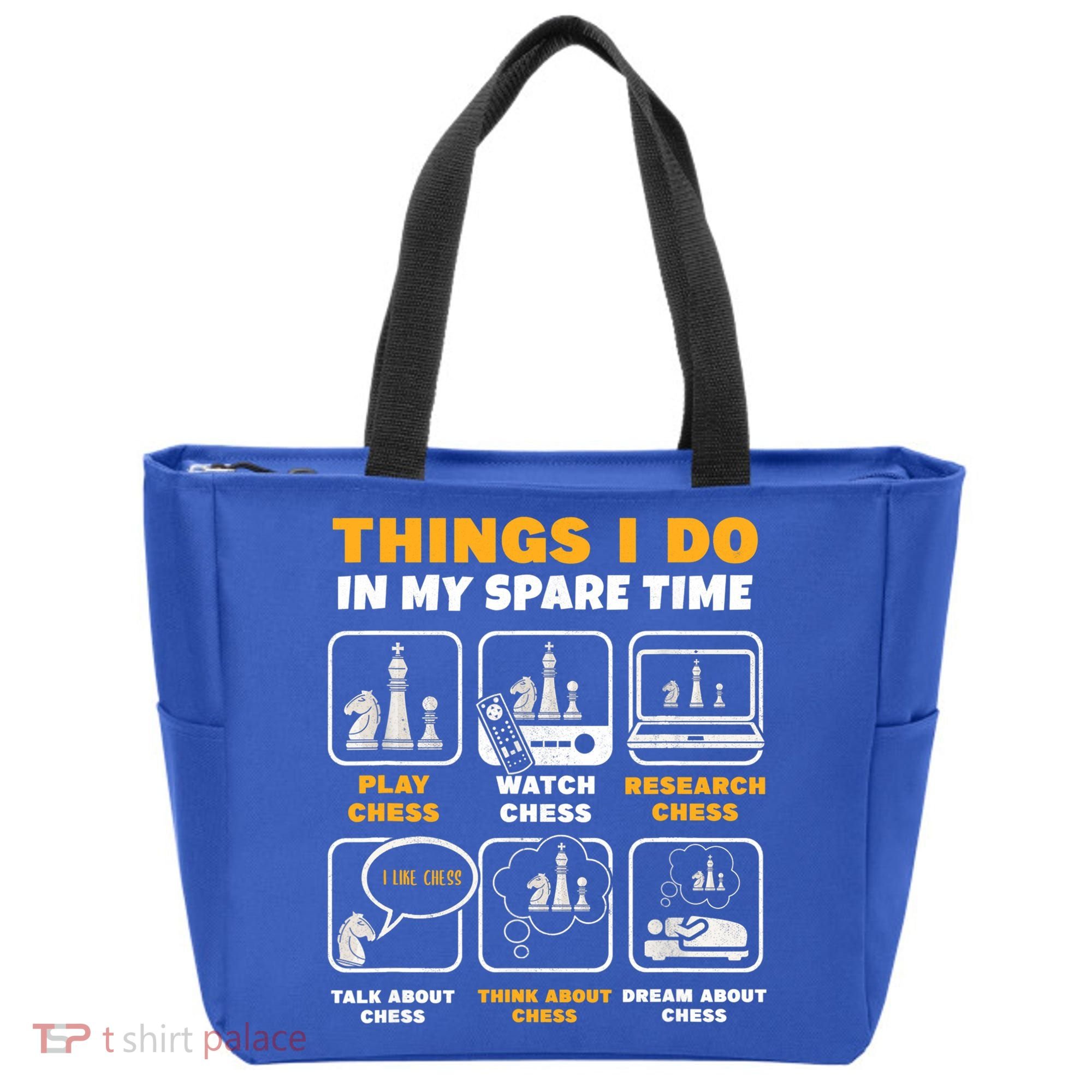 Funny Chess Gift For Players Things I Do In My Spare Time Tote Bag
