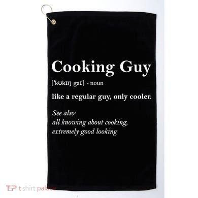Funny Cooking Guy Definition Gift For Cook Lovers Golf Towel