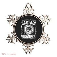 Funny Captain Grandpa Boat Sailing Sailor Fathers Day Gift Cool Gift Ornament thumb 0