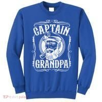 Funny Captain Grandpa Boat Sailing Sailor Fathers Day Gift Cool Gift Sweatshirt thumb 0