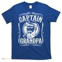 Funny Captain Grandpa Boat Sailing Sailor Fathers Day Gift Cool Gift T-Shirt thumb 0