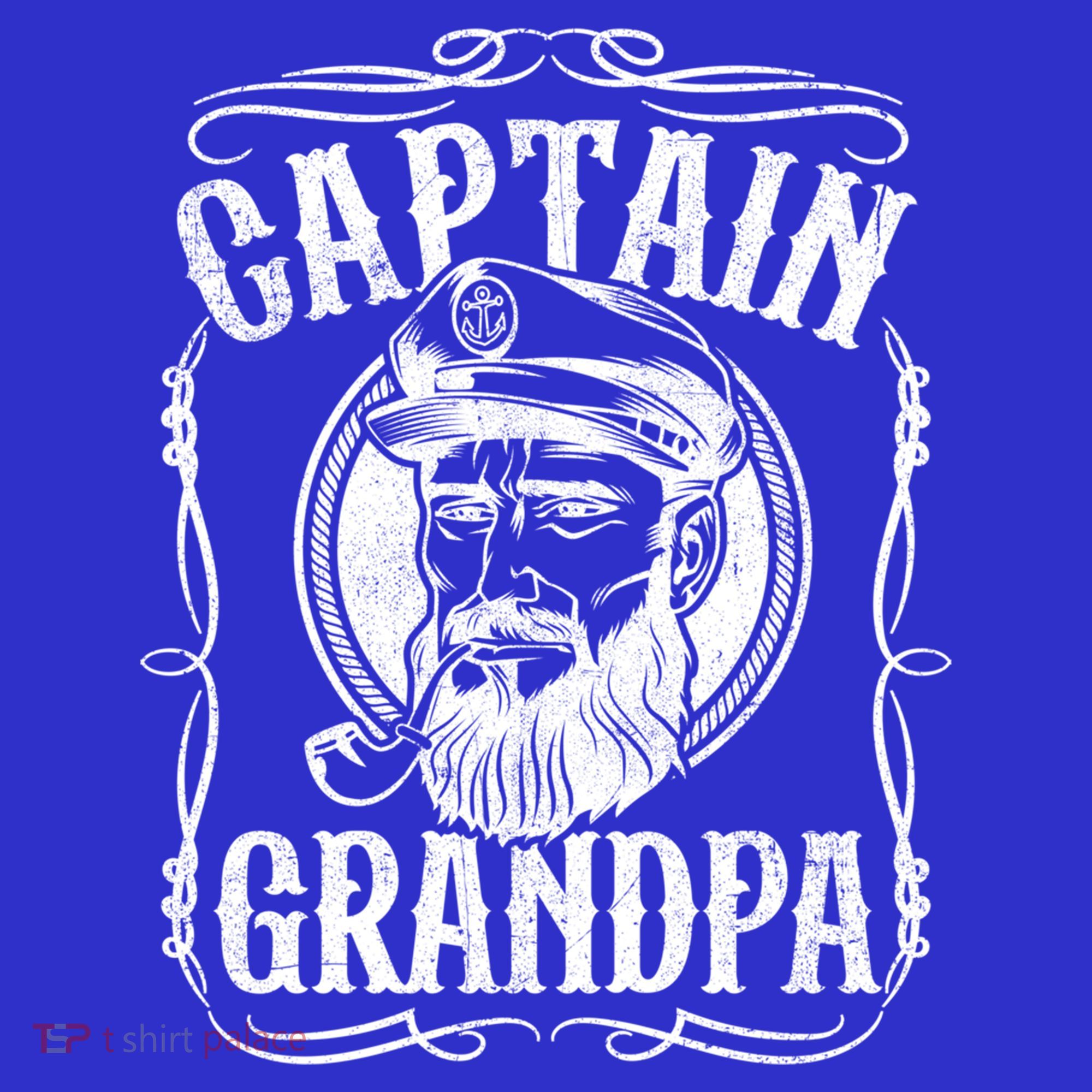 Funny Captain Grandpa Boat Sailing Sailor Fathers Day Gift Cool Gift Baby Bodysuit