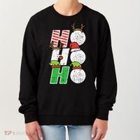 Funny Christmas Golfing Sports Golfer Gift Women's Sweatshirt thumb 0
