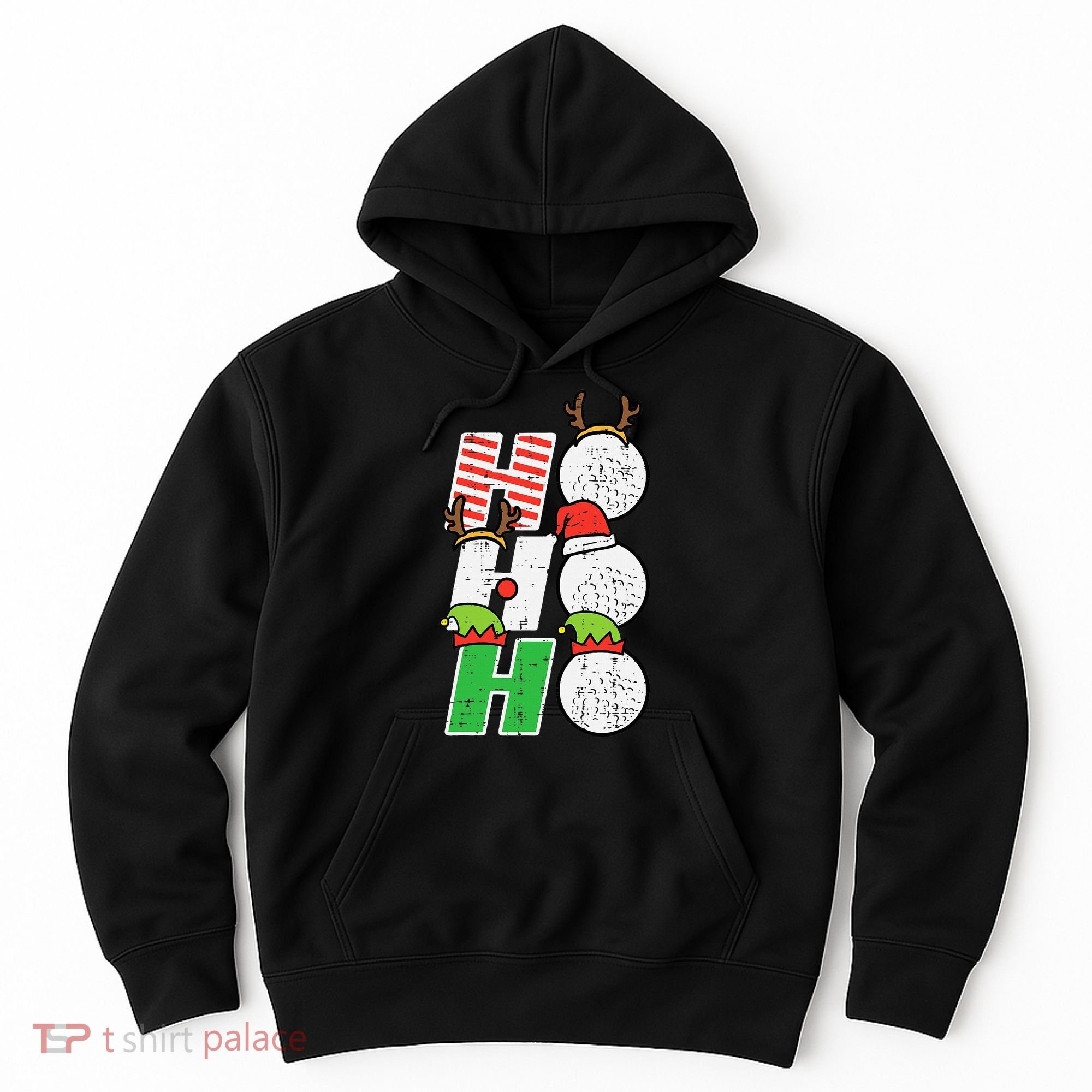 Funny Christmas Golfing Sports Golfer Gift Hoodie