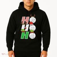 Funny Christmas Golfing Sports Golfer Gift Hoodie thumb 2