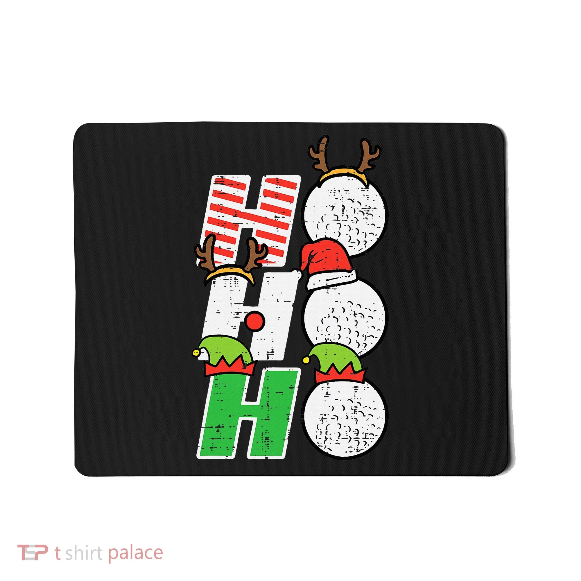 Funny Christmas Golfing Sports Golfer Gift Mousepad
