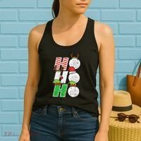 Funny Christmas Golfing Sports Golfer Gift Women's Tank Top thumb 2