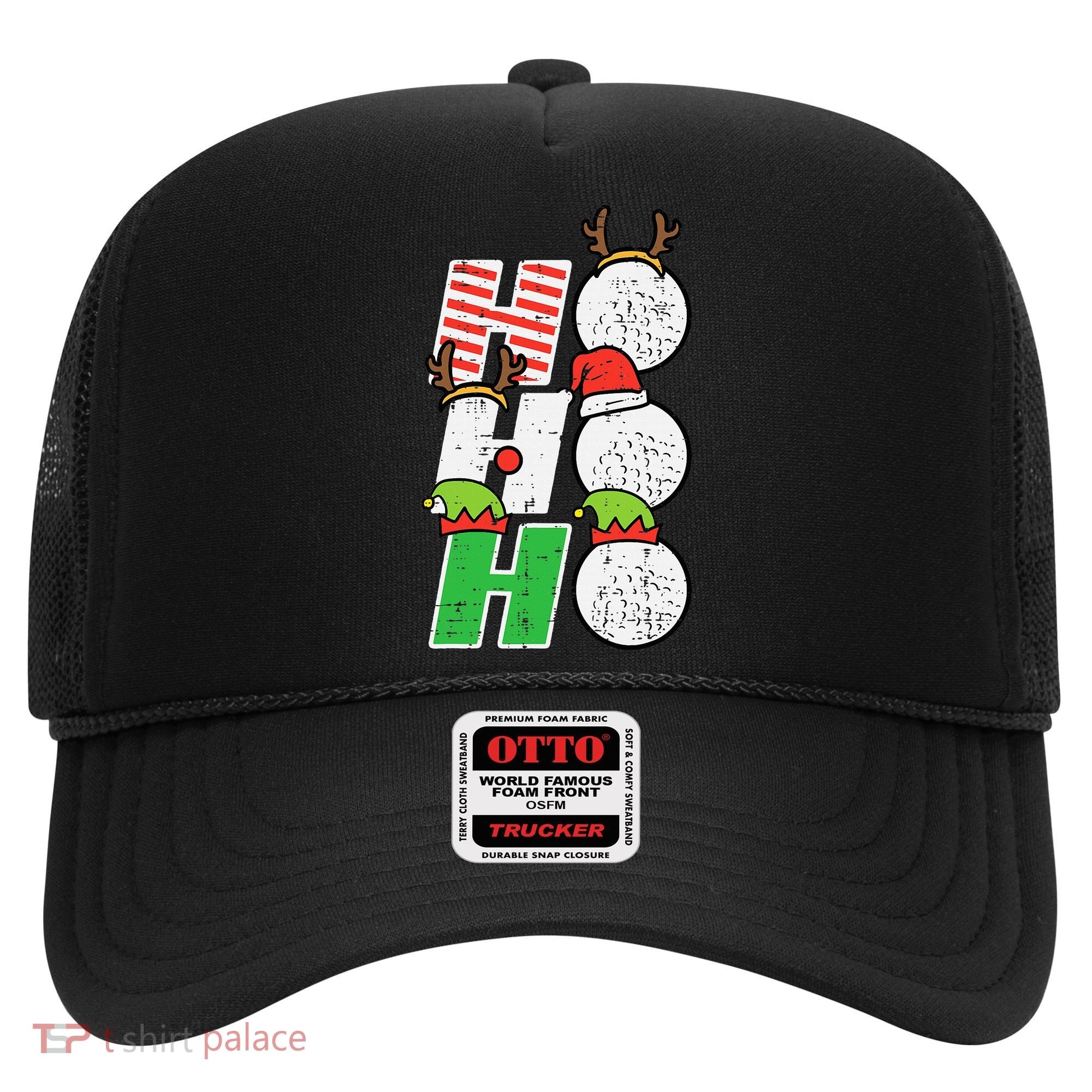 Funny Christmas Golfing Sports Golfer Gift Hat
