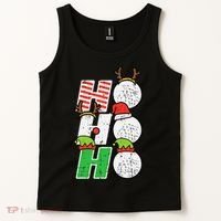 Funny Christmas Golfing Sports Golfer Gift Tank Top thumb 2