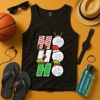 Funny Christmas Golfing Sports Golfer Gift Tank Top thumb 4