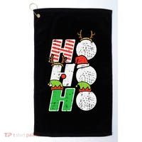 Funny Christmas Golfing Sports Golfer Gift Golf Towel thumb 0