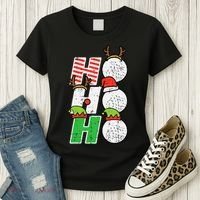 Funny Christmas Golfing Sports Golfer Gift Women's T-Shirt thumb 3