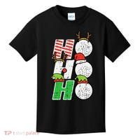 Funny Christmas Golfing Sports Golfer Gift Kids T-Shirt thumb 0
