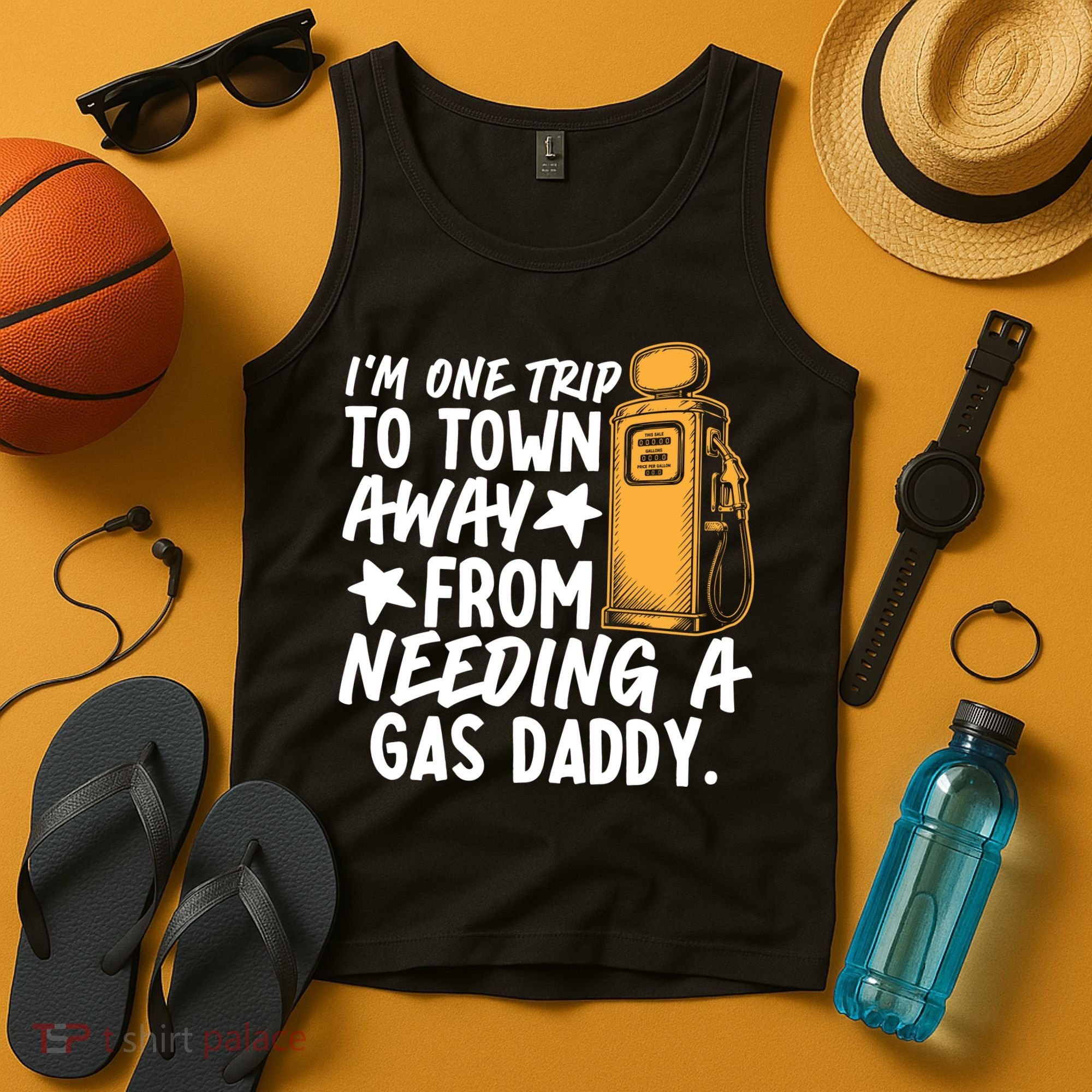 Funny Country Gas Daddy Southern Humor Tank Top