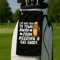 Funny Country Gas Daddy Southern Humor Golf Towel thumb 2