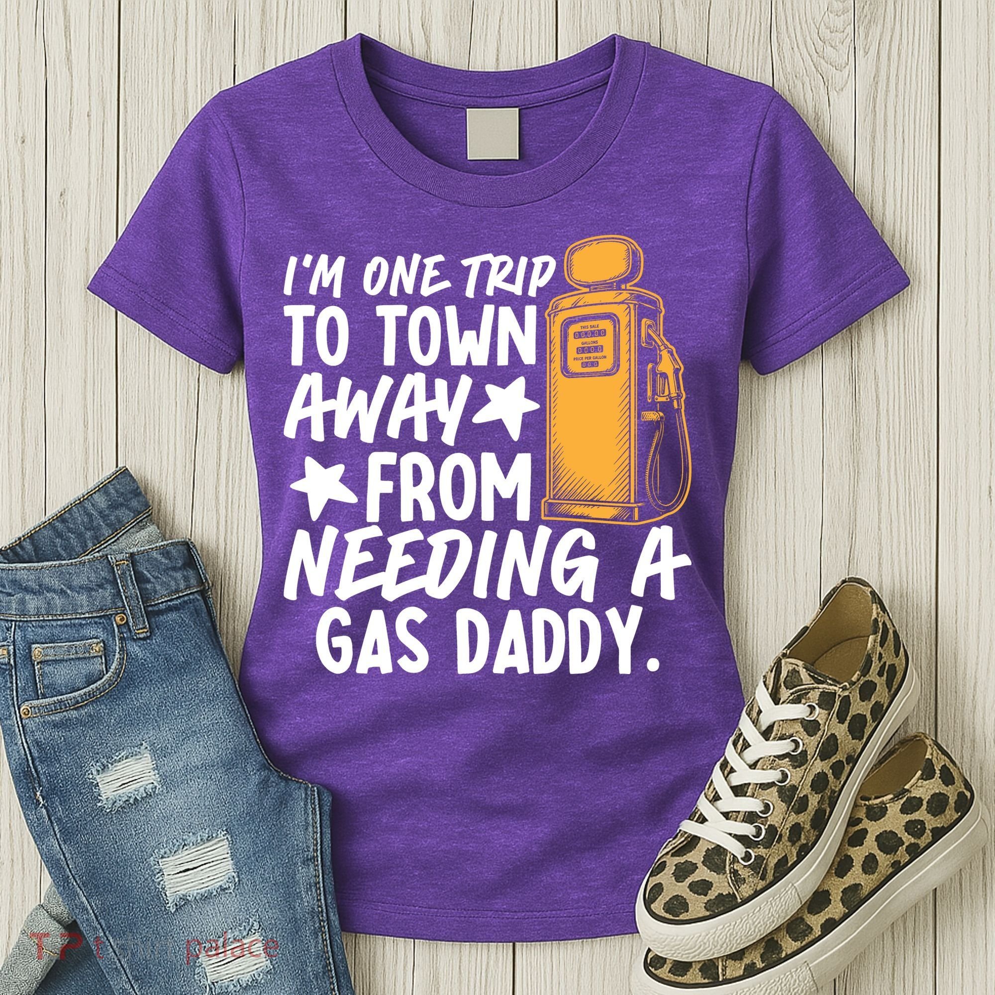 Funny Country Gas Daddy Southern Humor Women's T-Shirt