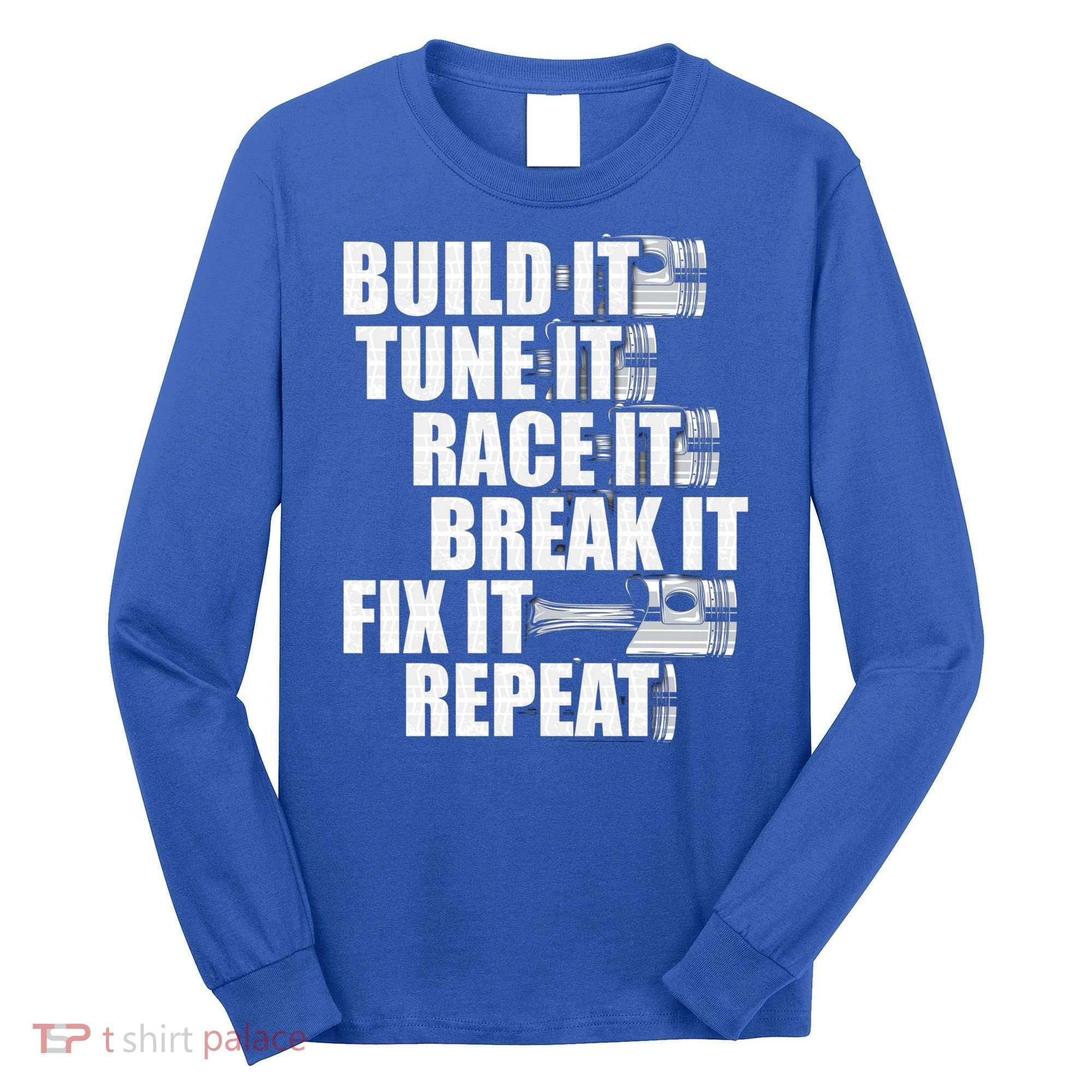 Funny Car Gift For Men Car Guy Christmas Cool Gift Long Sleeve Shirt