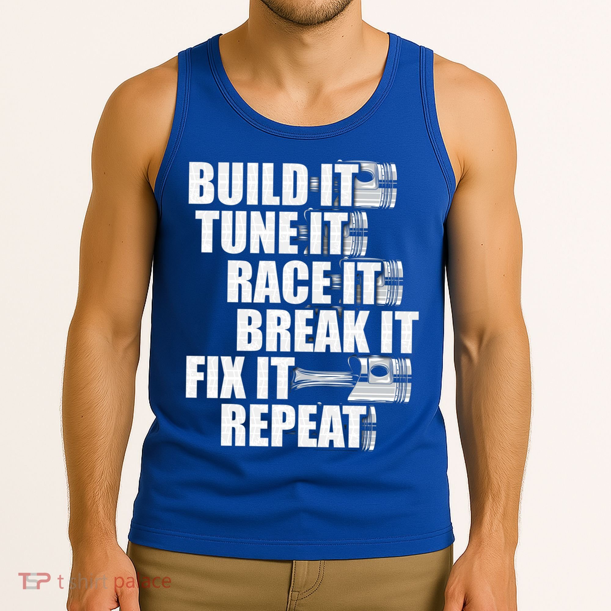Funny Car Gift For Men Car Guy Christmas Cool Gift Tank Top