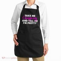 Funny Camping Gift Women Sarcastic Pink Hiking Gift Apron thumb 2