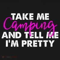 Funny Camping Gift Women Sarcastic Pink Hiking Gift Sweatshirt thumb 3