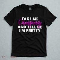Funny Camping Gift Women Sarcastic Pink Hiking Gift T-Shirt thumb 5
