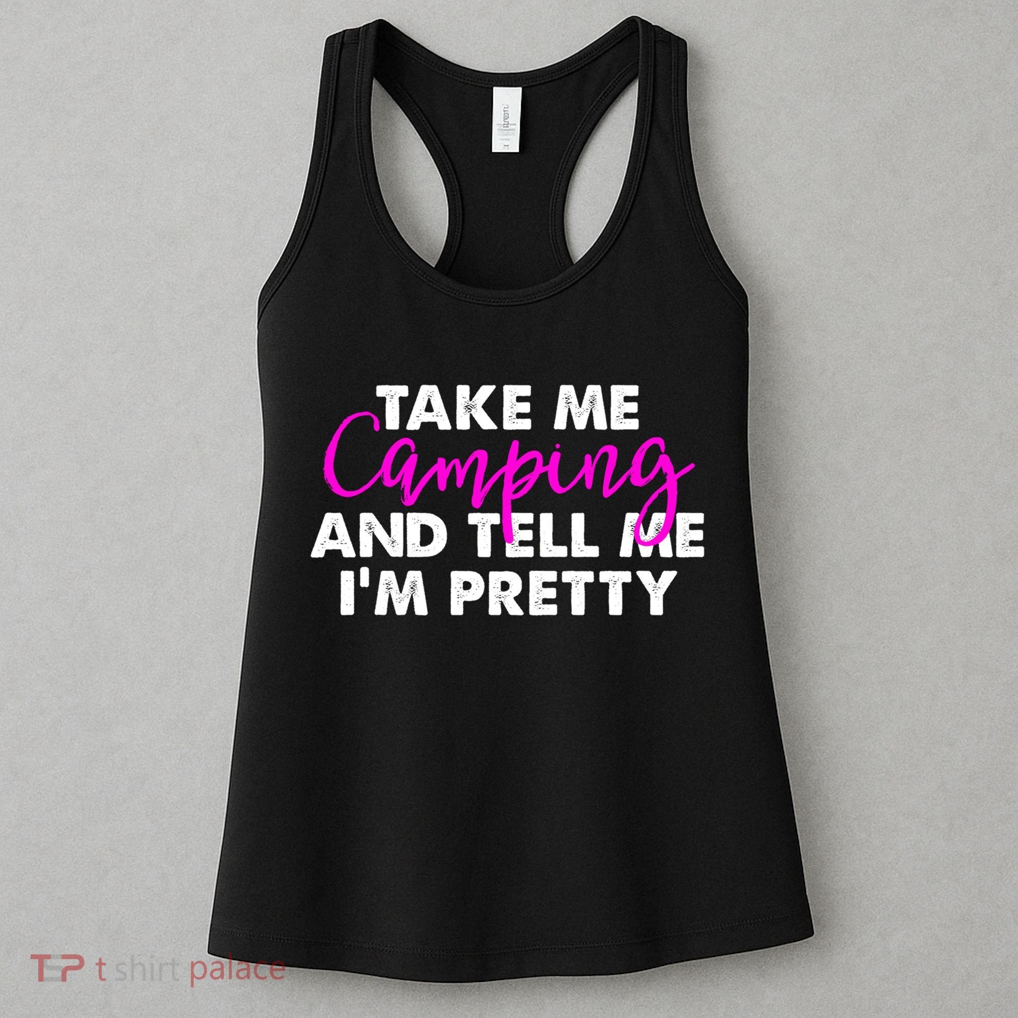 Funny Camping Gift Women Sarcastic Pink Hiking Gift Women's Tank Top