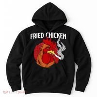 Fried Chicken Gangster Chickens Farm Owner Farmyard Farmer Hoodie thumb 0