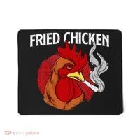 Fried Chicken Gangster Chickens Farm Owner Farmyard Farmer Mousepad thumb 0