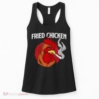 Fried Chicken Gangster Chickens Farm Owner Farmyard Farmer Women's Tank Top thumb 0