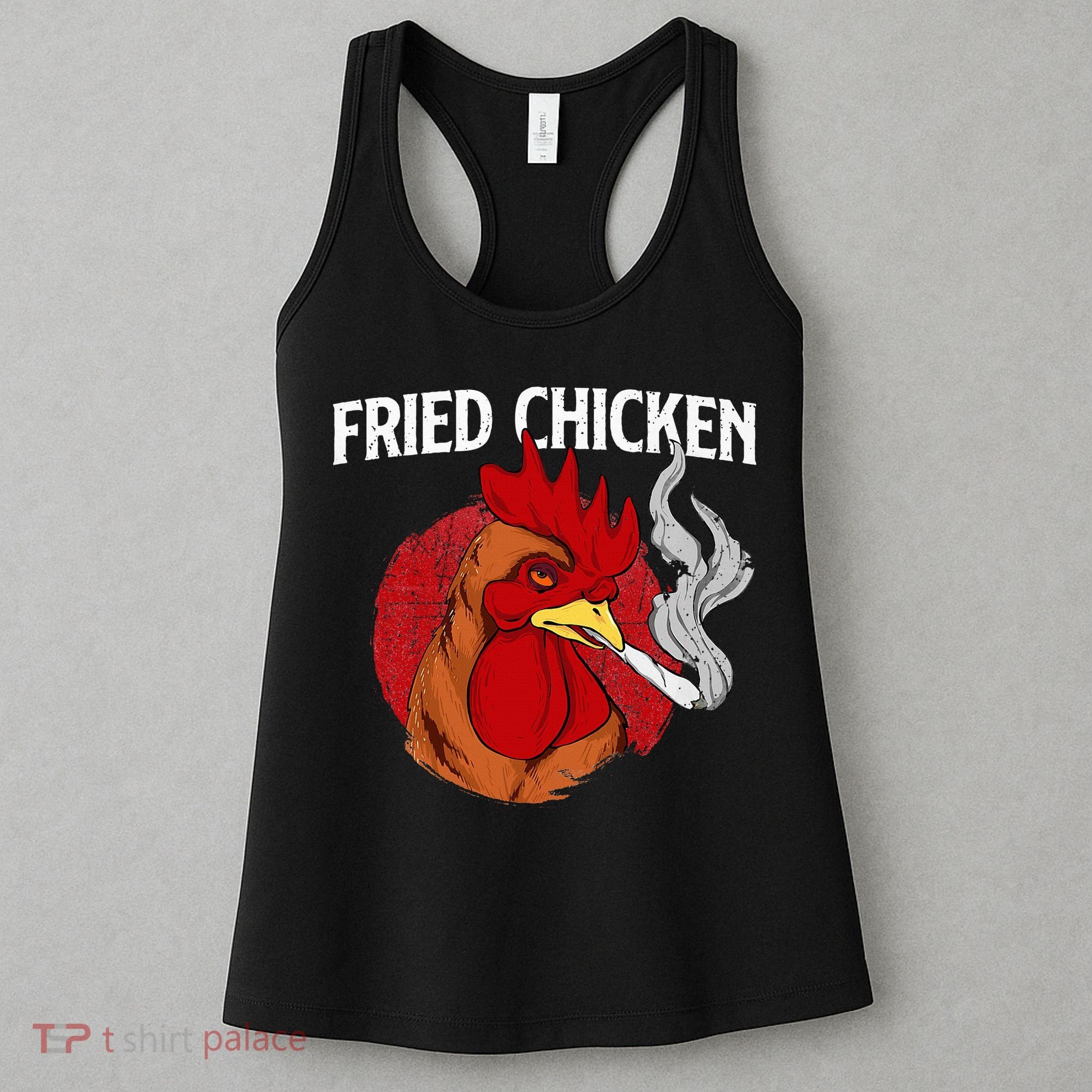 Fried Chicken Gangster Chickens Farm Owner Farmyard Farmer Women's Tank Top
