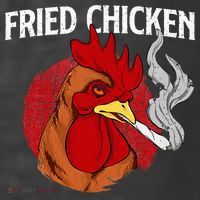Fried Chicken Gangster Chickens Farm Owner Farmyard Farmer Women's Hoodie thumb 2