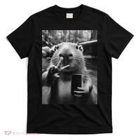 Funny Capybara Gifts Cool Capybara Selfie T-Shirt thumb 0