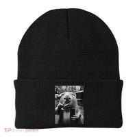 Funny Capybara Gifts Cool Capybara Selfie Beanie thumb 0