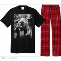 Funny Capybara Gifts Cool Capybara Selfie Pajama Set thumb 0