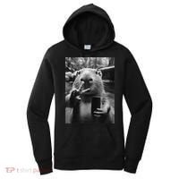 Funny Capybara Gifts Cool Capybara Selfie Women's Hoodie thumb 0