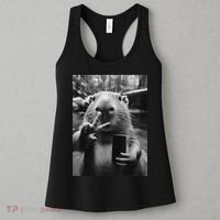 Funny Capybara Gifts Cool Capybara Selfie Women's Tank Top thumb 3