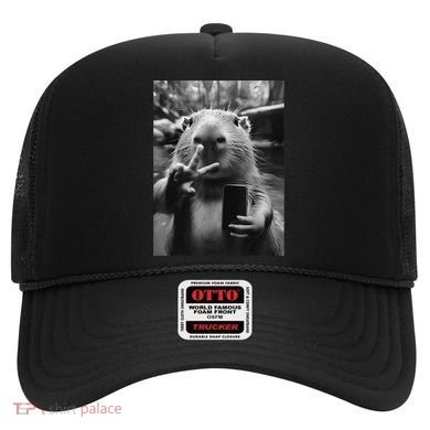 Funny Capybara Gifts Cool Capybara Selfie Hat