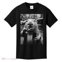 Funny Capybara Gifts Cool Capybara Selfie Kids T-Shirt thumb 0