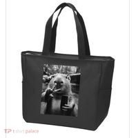 Funny Capybara Gifts Cool Capybara Selfie Tote Bag thumb 3