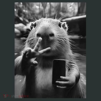 Funny Capybara Gifts Cool Capybara Selfie Infant Baby Jersey Bodysuit