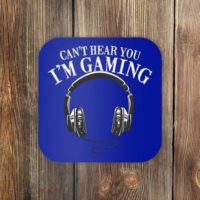 Funny Computer Gaming Gamer Video Game Gift Coaster