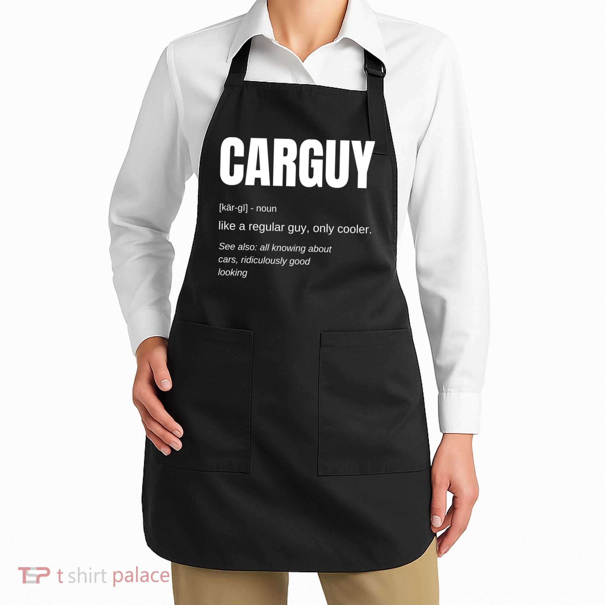 Funny Car Guy Gift Cool Gift Carguy Definition Great Gift Apron