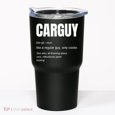 Funny Car Guy Gift Cool Gift Carguy Definition Great Gift Tumbler