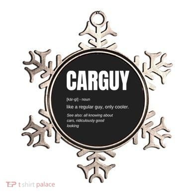 Funny Car Guy Gift Cool Gift Carguy Definition Great Gift Ornament