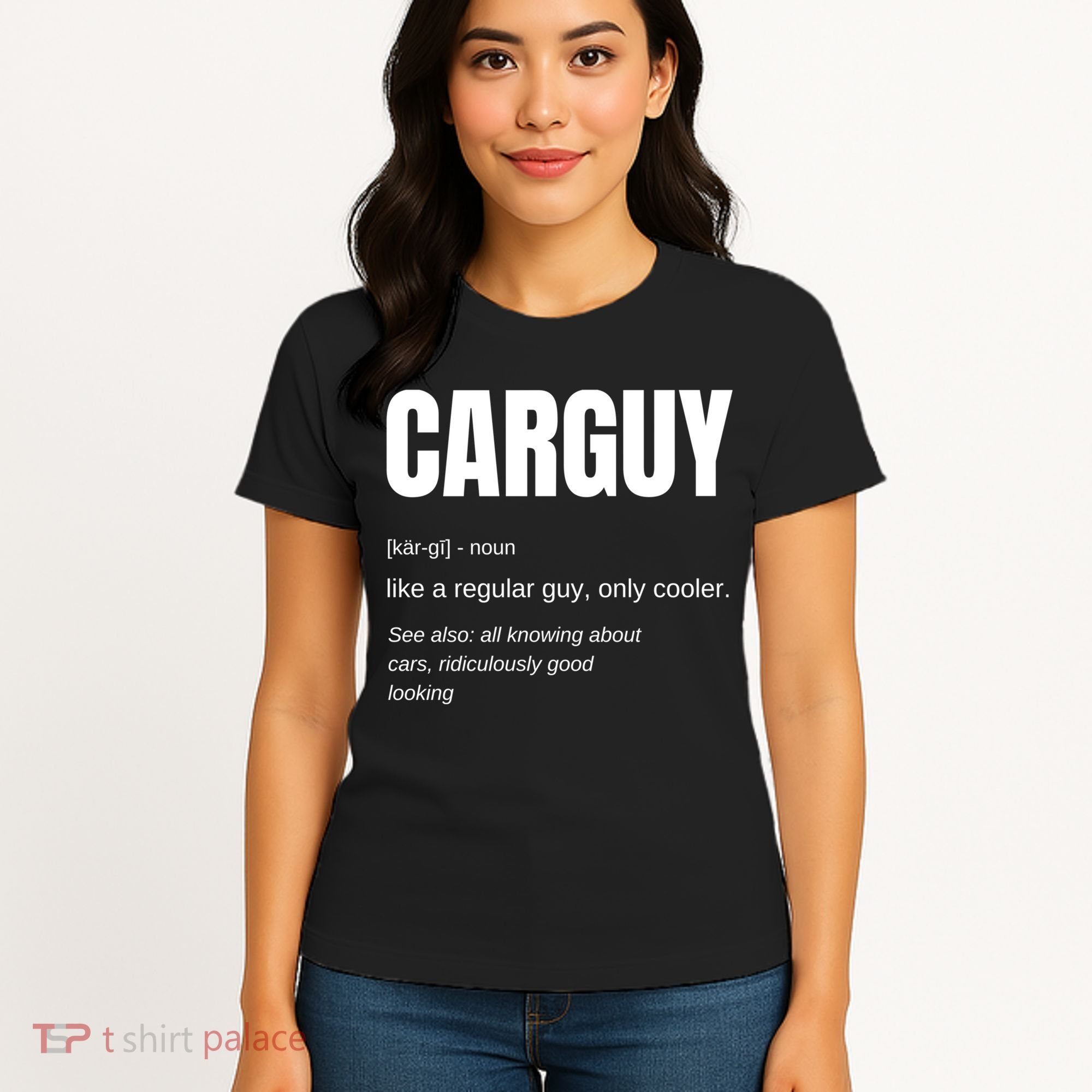 Funny Car Guy Gift Cool Gift Carguy Definition Great Gift Women's T-Shirt